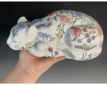 九谷焼 大きな眠り猫 20世紀前半のヴィンテージ - Etsy 日本