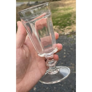 Antique EAPG Footed Barware Bar Drinking Glass Stemware Victorian 19th C.