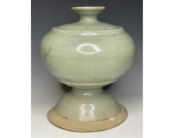 Lámpara de aceite de estilo antiguo Siam Thuriang Thai Sawankhalok Celadon Sukothai