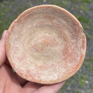 Ancient Pre-Columbian Terracotta Bowl Pottery Artifact Aztec / Mayan Mesoamerica
