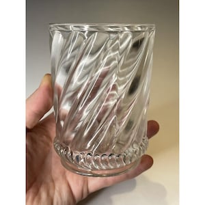 Antique Art Nouveau Swirl & Cable Spooner EAPG Dalzell, Gilmore Leighton 1890s