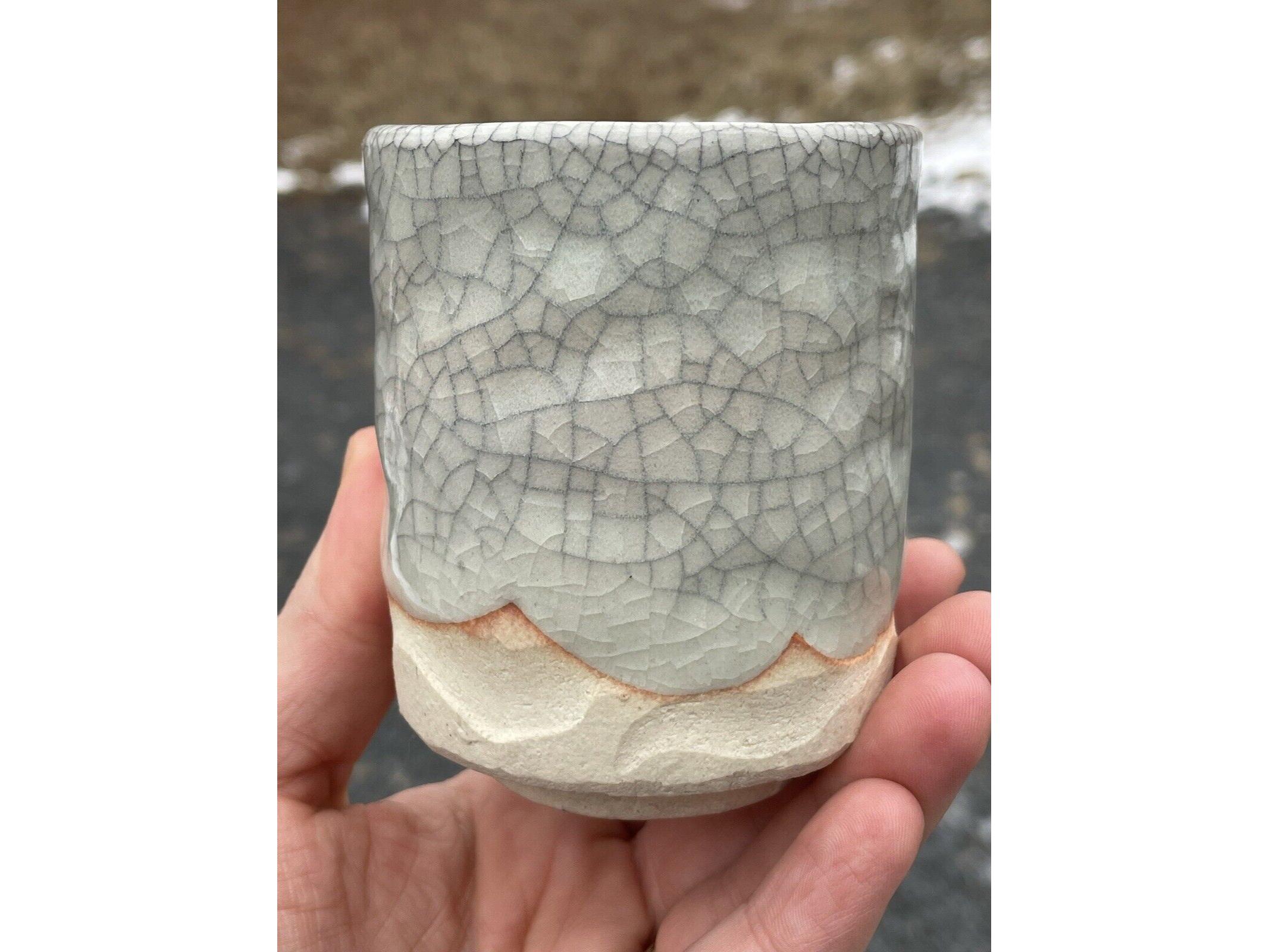 アンティーク 水月磁器 天神蟹湯呑み 日本焼 湯のみ 大正昭和 - Etsy 日本