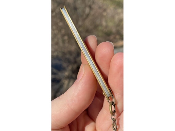 Antique Gold Fill Pocket Watch Fob Pen Knife 14k … - image 8