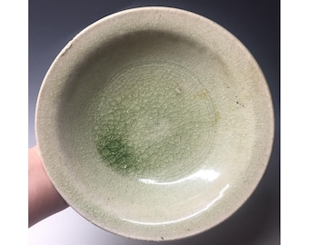Cuenco de naufragio de Siam Thuriang de estilo antiguo Sawankhalok Celadon Sukothai