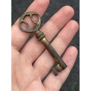 Antiek - Vintage 20e eeuw Brunswick fonograaf skelet vatsleutel verzamelobject