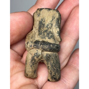 Pre-Columbian Headless Terracotta Pottery Figurine Male Ritual Fragment Ancient