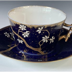 RARE & Fine Antique CFH GDM Limoges Victorian  Saucer Haviland Dufraisseix