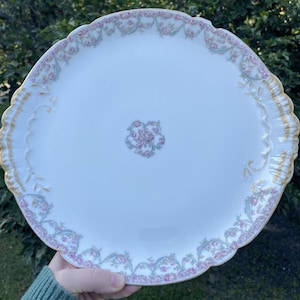 Antique - Vintage Art Deco Haviland Limoges Porcelain Tray Platter France