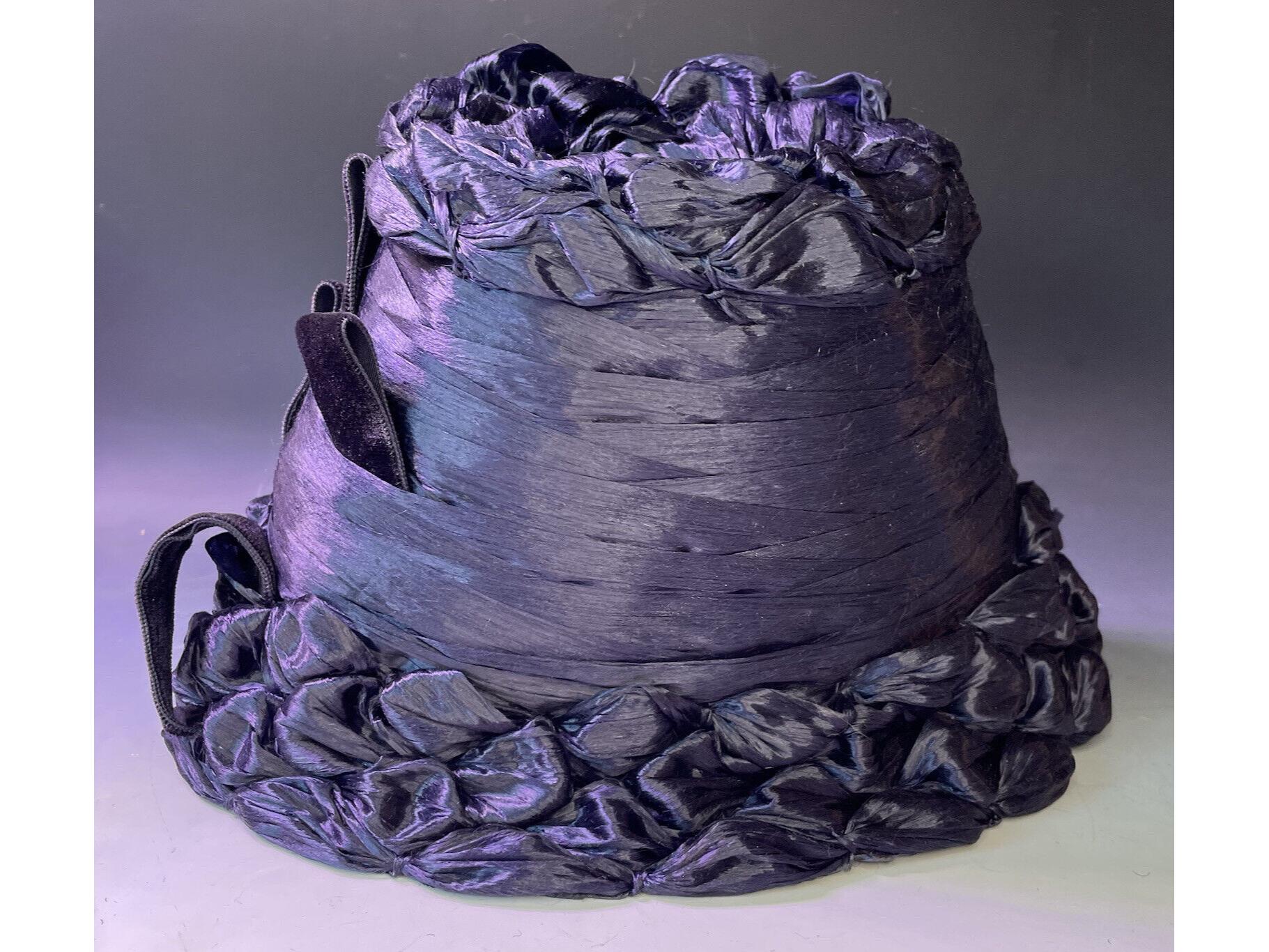 Nevius-voorhees Vintage Blue Hat Mid-century Ladies Fashion  display picture 3