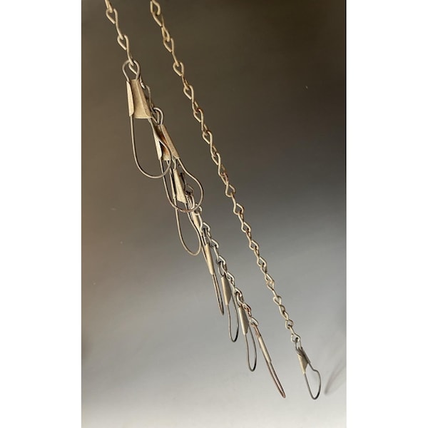 Vintage Houser Fish Stringer Chain Mid-Century Retro Fishing Equipment