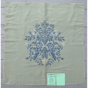 Muestra de seda italiana de estilo moderno de mediados de siglo, estilo Scalamandre, color azul jade y estilo Logia Blanca