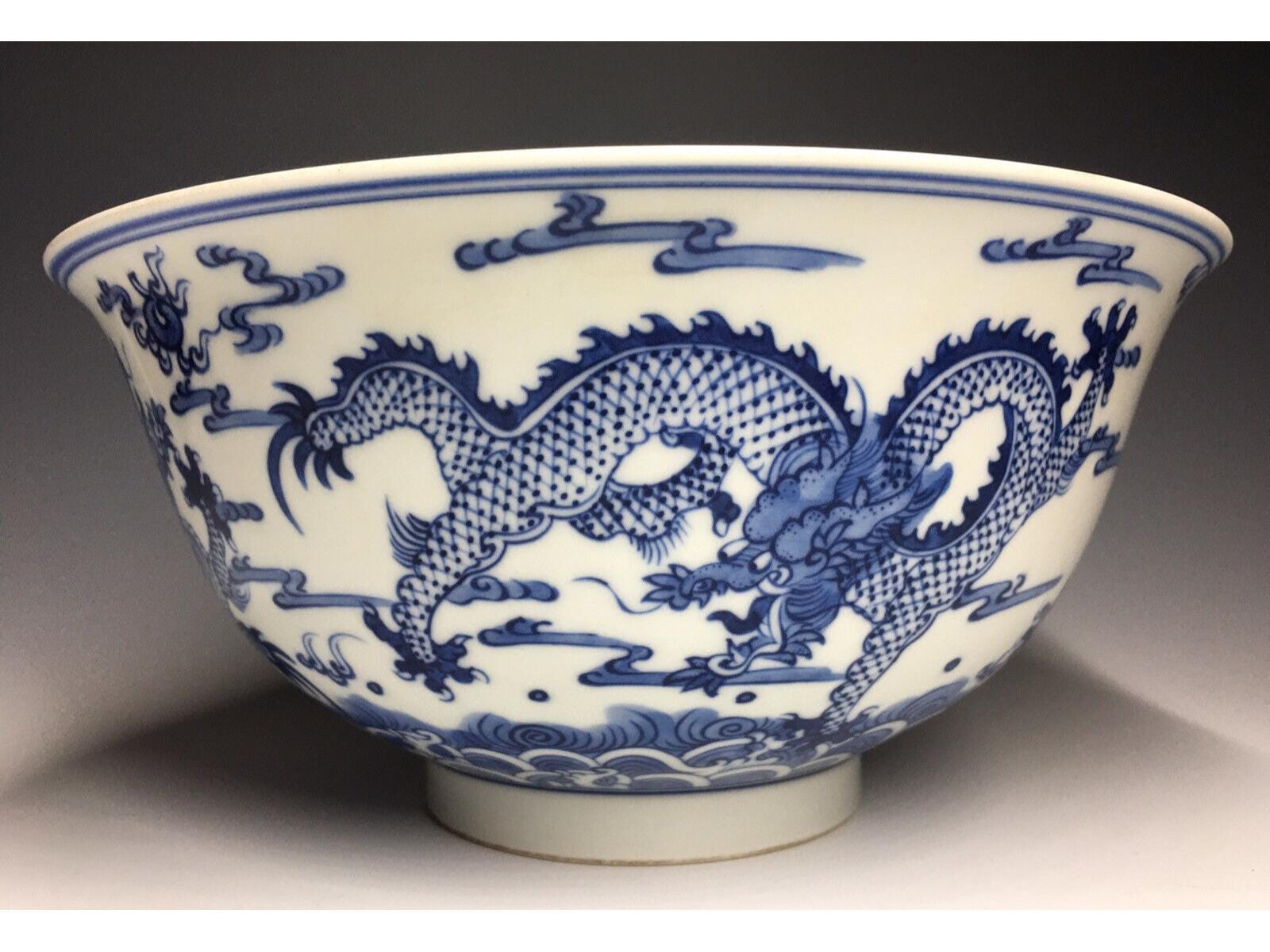 【 清朝歴代皇帝図茶碗 】 白磁粉彩色絵 道光年製銘 中華古玩 蔵出 中国清朝 皇帝 康熙帝 1662-1722 青白龍椀 - Etsy 日本