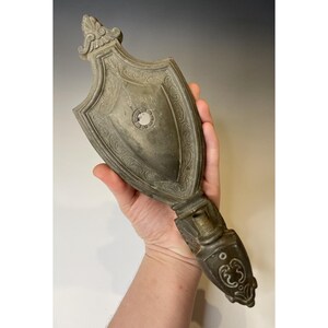 Antique Victorian Spelter Wall Gas Lamp Sconce 19th C. Architectural Hardware