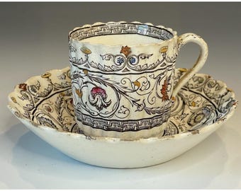 Copeland Spode Florence Cup and Saucer, Greek Motif, Circa 1940 - Etsy