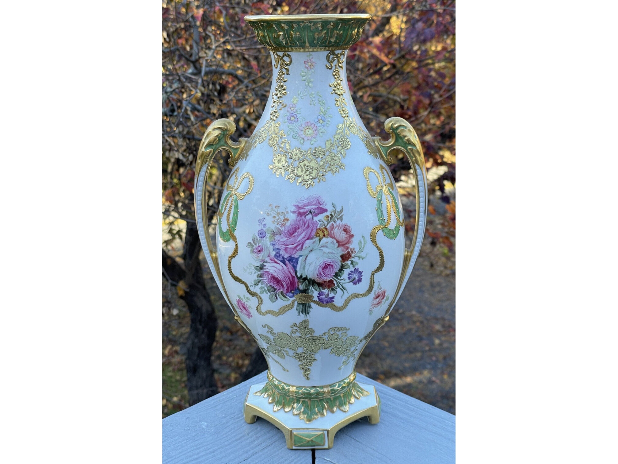 Franz porcelain vase - Etsy 日本
