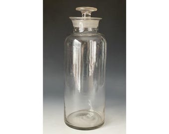ガラス製 特大薬瓶 ガラス製 特大薬瓶 大きな透明ガラスの薬瓶 - Etsy 日本