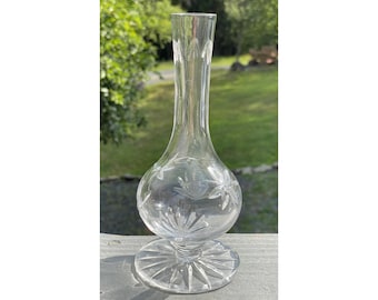 Waterford Irish Cut Crystal Mother's Day Flower Vase Footed Handmade in Ireland