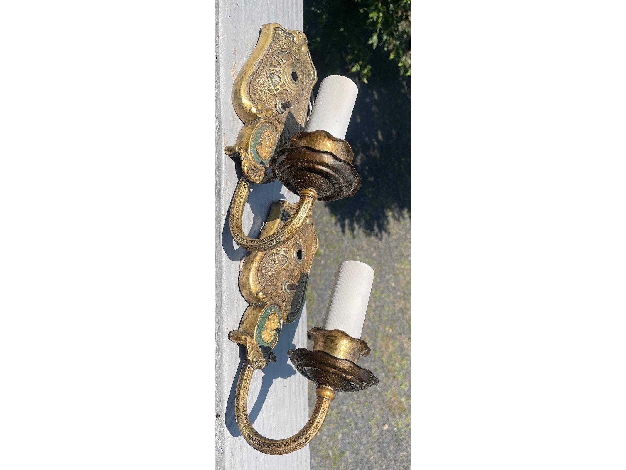 Set antique wall sconce - Etsy 日本