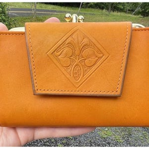 Retro Freundschaft Vintage Rindsleder Brieftasche Leder Brieftasche Geldbörse Unisex Verschluss