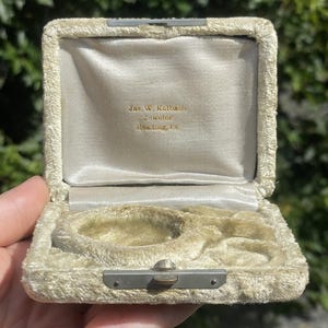 Antique Victorian Pocket Watch Case James Kalbach Jewelry Case 19th C.