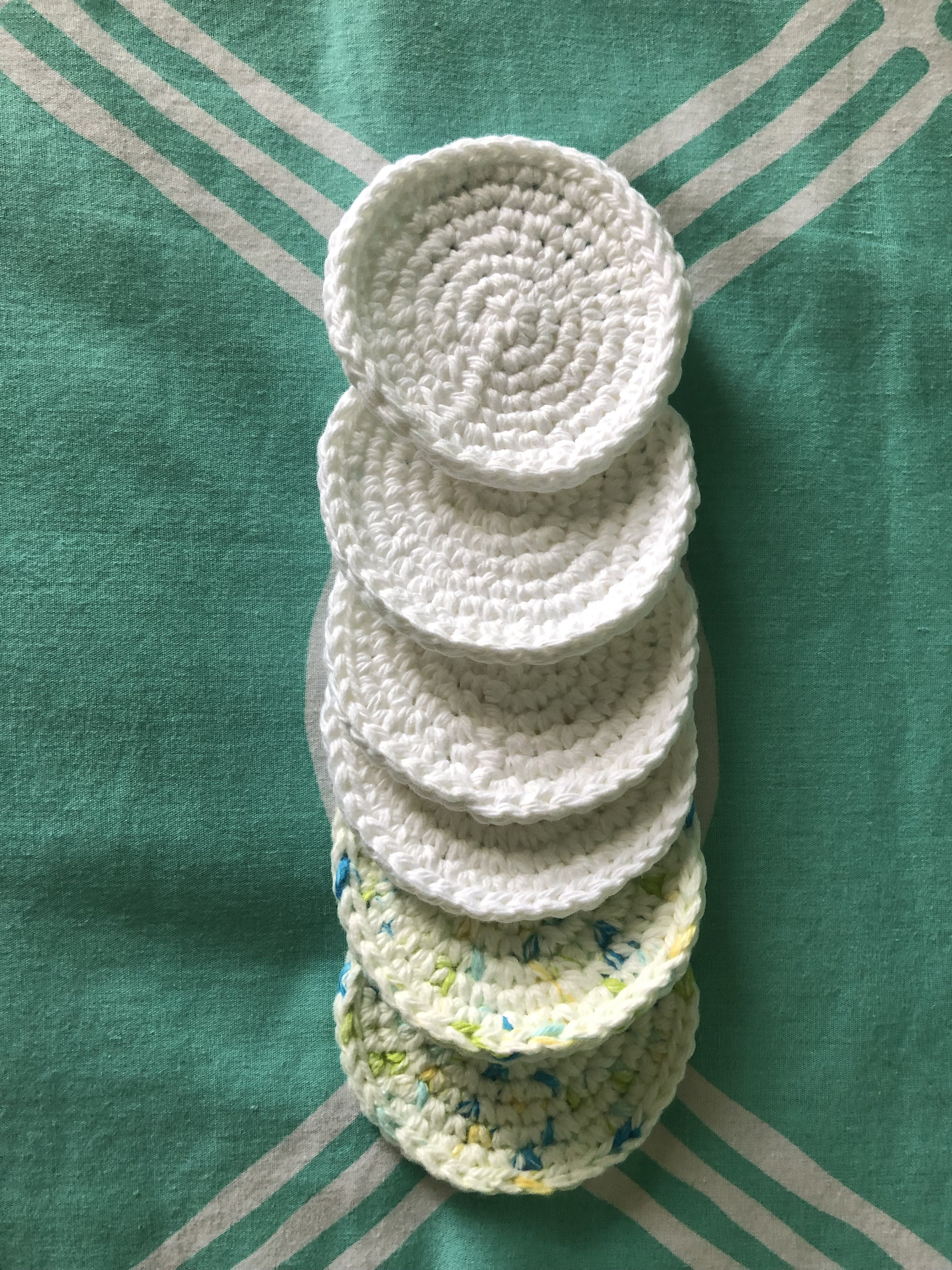 Set of Six 100% Cotton Face Rounds - Etsy