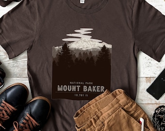 Mount Baker National Park Mountaineer Gift / Koma Kulshan Wilderness Hiking, Camping, Escalada en Cascadas Nortes de Washington