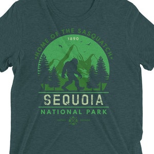 Adventure Shirt National Park Bigfoot Gifts Hiking Gift Mountain Shirt Huron Camping Shirt Hiking Shirt Graphic Tee Sasquatch