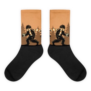 Sasquatch, Cute Socks, Cool Gift, Unique Gift, Funny Socks, Bigfoot, Yeti, Funky Socks, Stocking Stuffer, Gag Gift, Coffee Lover Gift