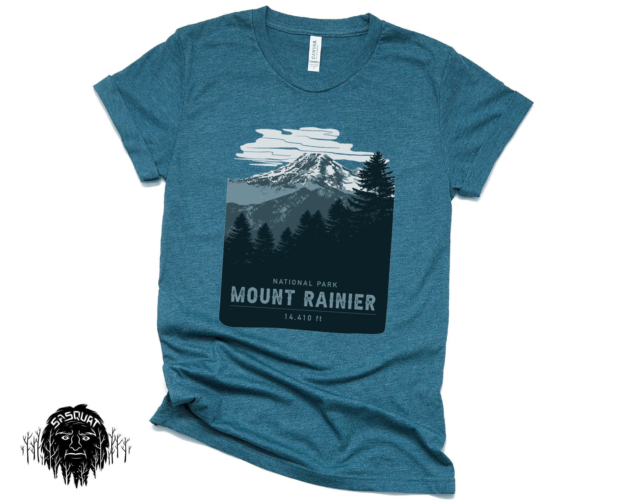 Mount Rainier National Park Mountaineer Gift Mt Rainier Mountain Wilderness Hiking, Camping