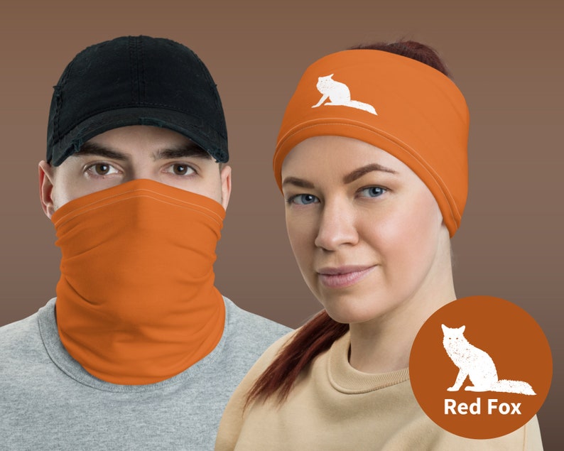 Neck Gaiter Howling Wolf Wildlife Silhouette Headband Etsy