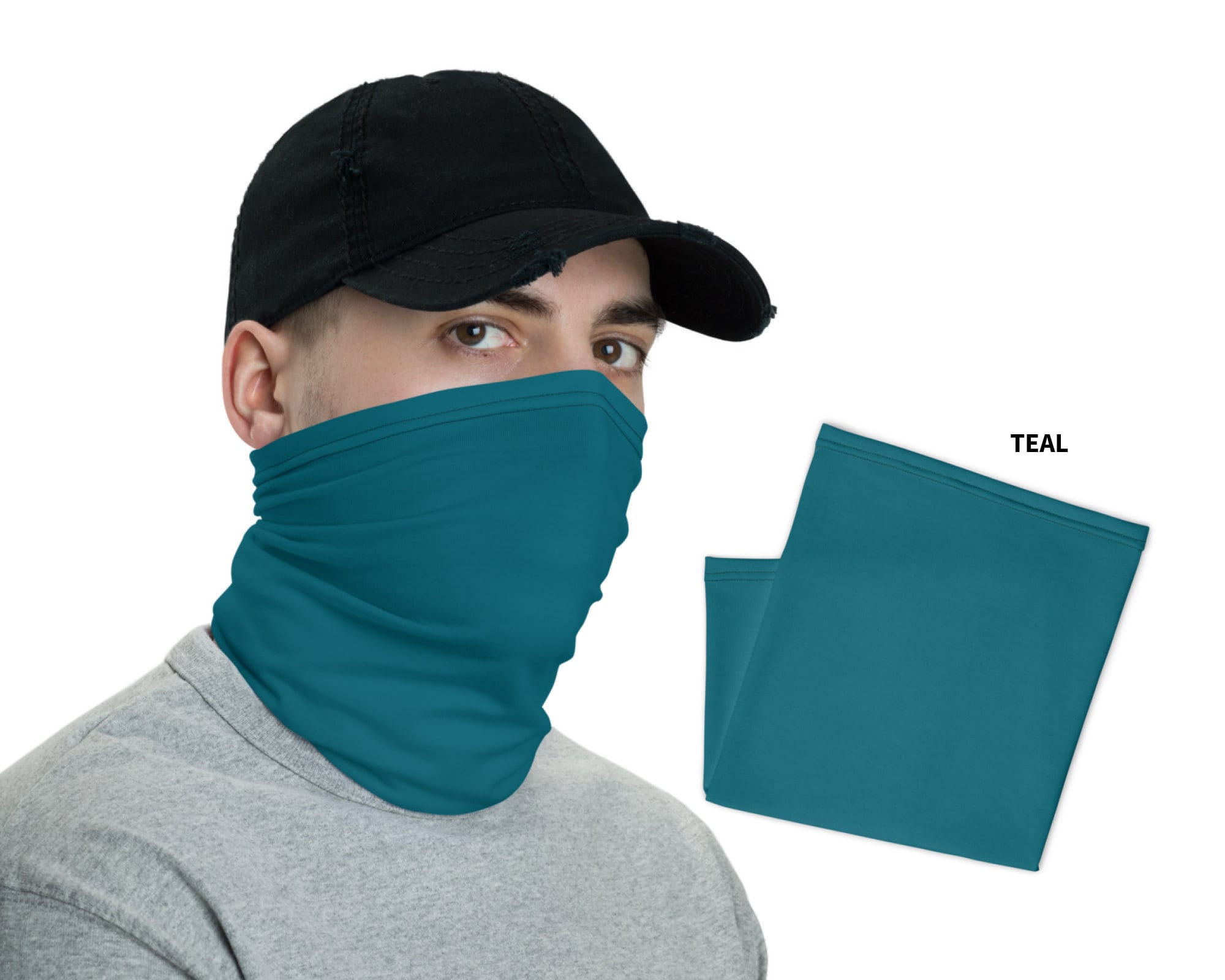 Black Neck Gaiter Sasquatch Headband Bigfoot Face Cover Etsy