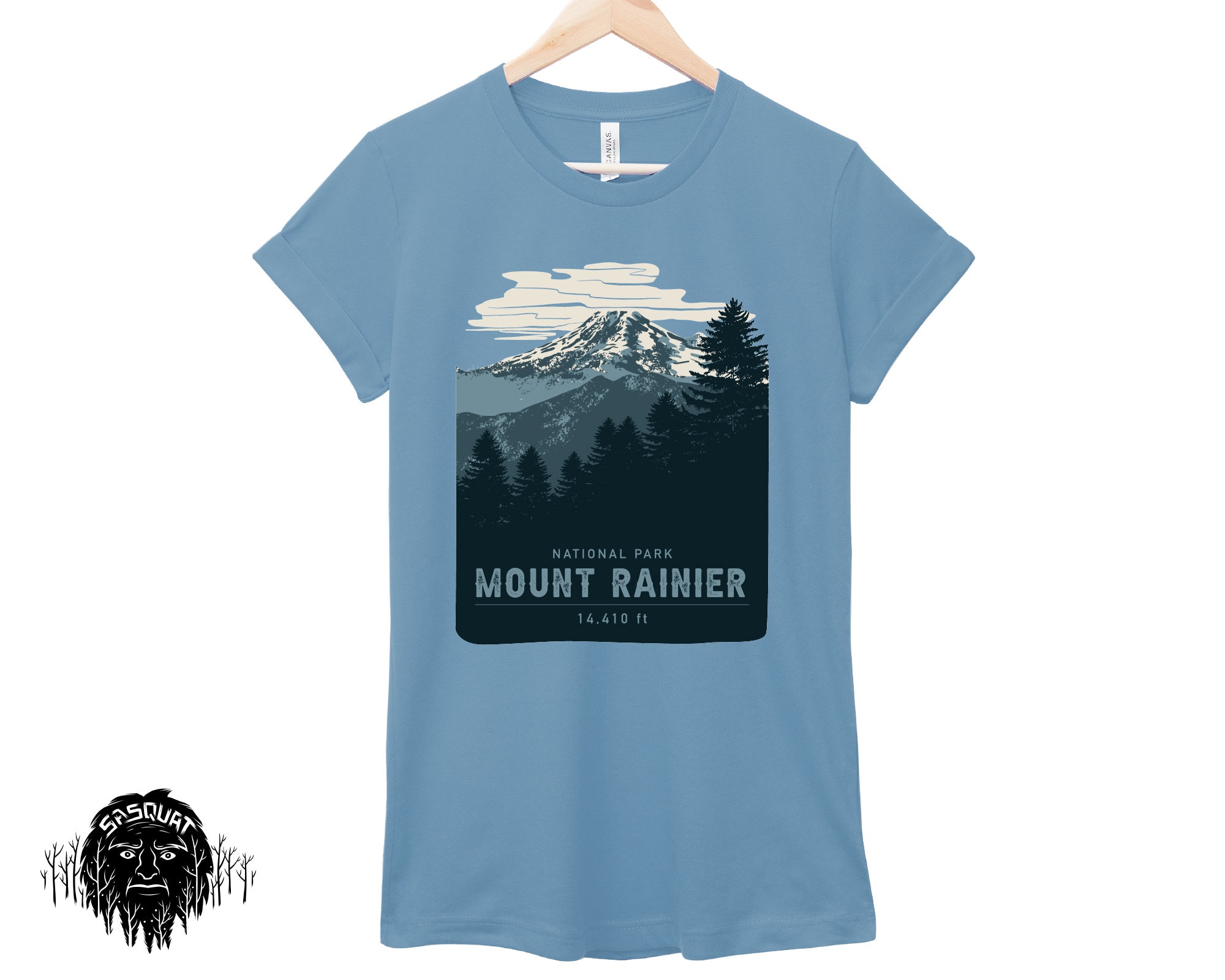 Mount Rainier National Park Mountaineer Gift Mt Rainier Mountain Wilderness Hiking, Camping