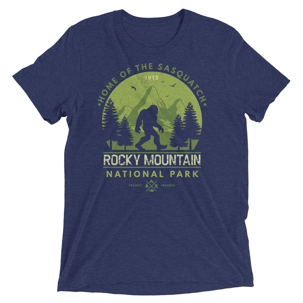 Adventure Shirt National Park Bigfoot Gifts Hiking Gift Mountain Shirt Huron Camping Shirt Hiking Shirt Graphic Tee Sasquatch