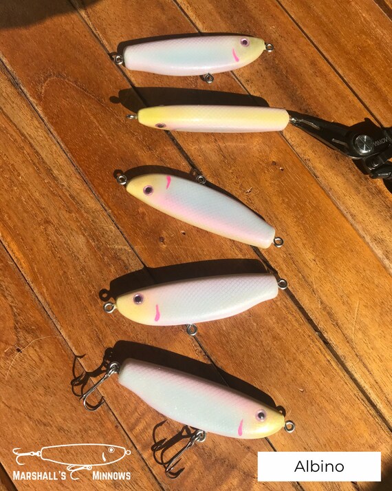 Handmade Wooden Fishing Lure: Limited Edition Colors 