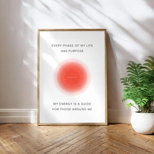 Human Design GENERATOR-profiel 3/6 | Menselijk ontwerpposter | Minimalistische muurkunst | Digitale afdruk | Spirituele wanddecoratie | Dagelijkse affirmaties