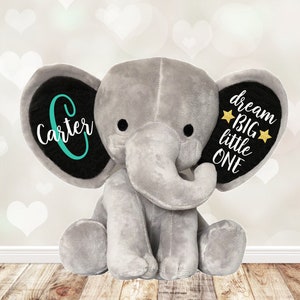 stuffed elephants for baby shower