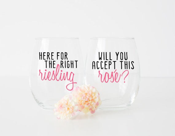 Funny Wine Glasses for Women or Men, Cute Wine Glasses, Unique