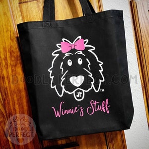 Doodle Girl Tote Bag