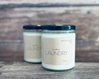 Avoiding Laundry Soy Candle