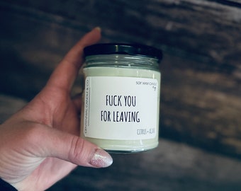 Custom Labeled Soy Candle