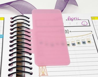 B6 coiled Planner bookmark tabs, customized for Lights Planner Action, B6 inserts, personalized, planner bookmark, customized