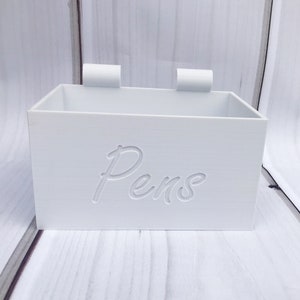 3Dプリントプランナーカートアクセサリー、ペンホルダー、デスクアクセサリー、先生へのバレンタインギフト、プランナー整理、プランナートロリーアクセサリー