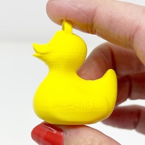 Duck keychain bulk, cruising ducks, 3D printed duck, cruise gift exchange, stateroom door decor for cruise, gift for kids