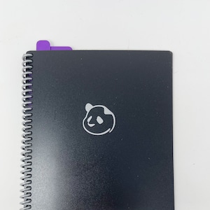 Bookmarks for Rocketbook Planner, plastic bookmark, Executive gifts, Panda Planner, eco friendly gift, reusable planner accessories
