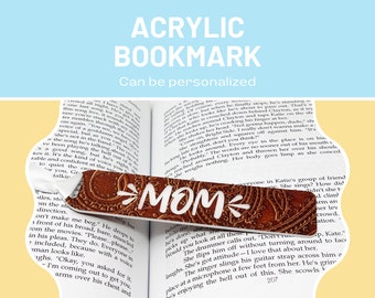 Bookmark for women, Acrylic bookmark, Bibliophile, Book lover gift, for reader, birthday gift for coworker, personalized gift, for wife