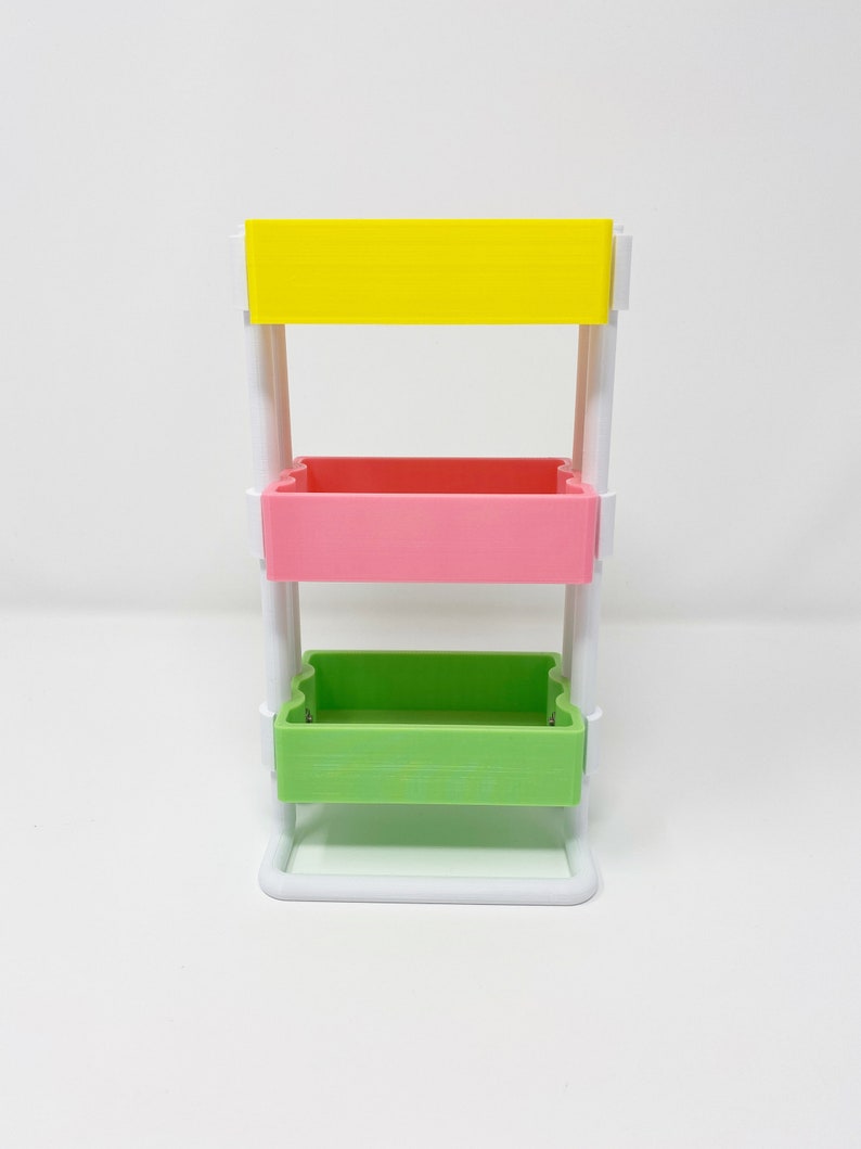 3D printed mini planner cart, desk accessory, Limited Edition, West Coast Planners, Candy Shop image 2