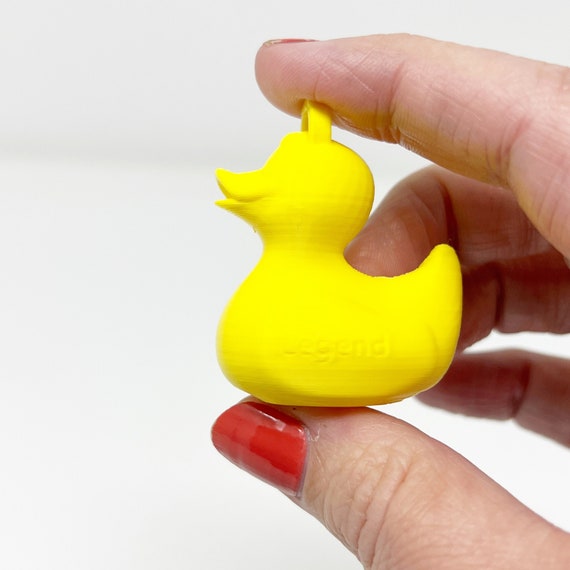 Rubber Duck Torch Duck Keychain With Light And Sound Duck Keychain