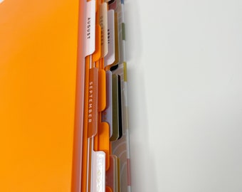 Happy Planner Classic Twin Loop planner inserts, planner divider tabs, twin loop planner insert, eco friendly planner notebook