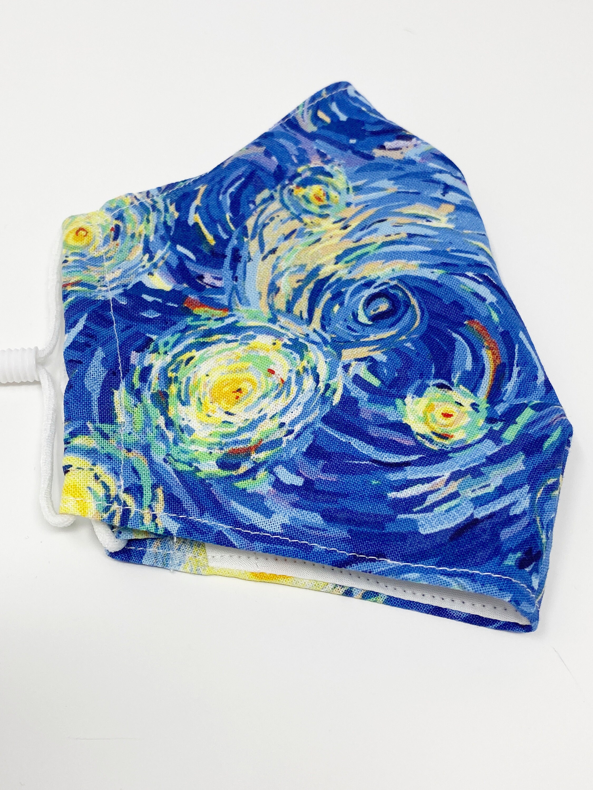 Van Gogh máscara adulto máscara de cara nocturna estrellada Etsy