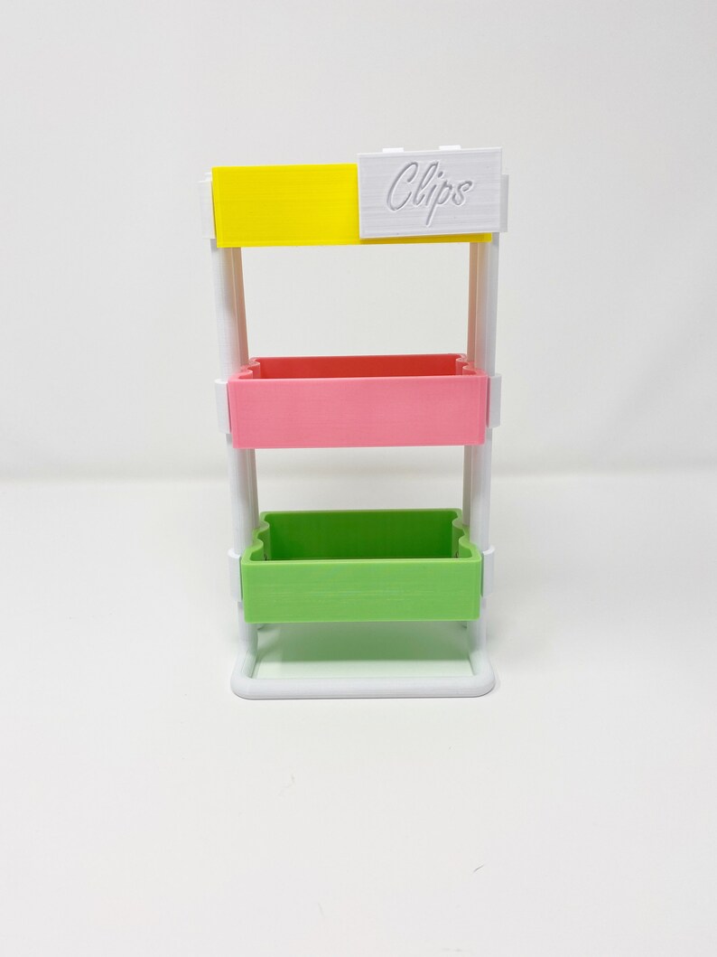 3D printed mini planner cart, desk accessory, Limited Edition, West Coast Planners, Candy Shop image 4